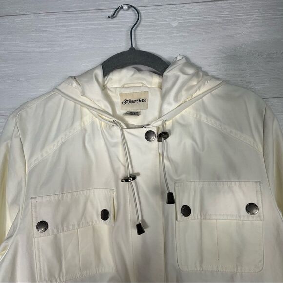 St. John’s Bay Womens Nylon/Cotton Utility Jacket size M - Picture 3 of 12